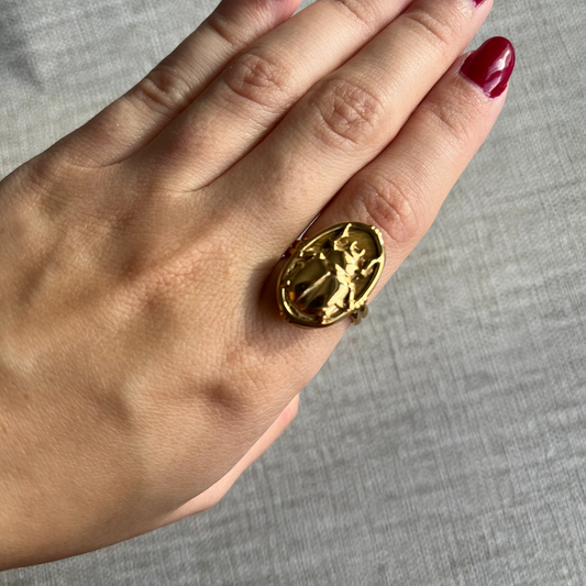 Bague scarabée