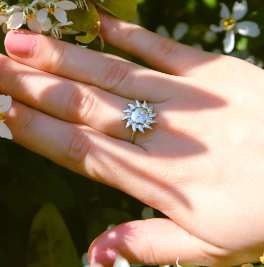 Bague petit soleil