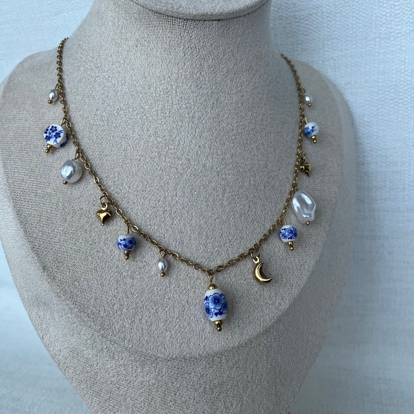 Collier porcelaine