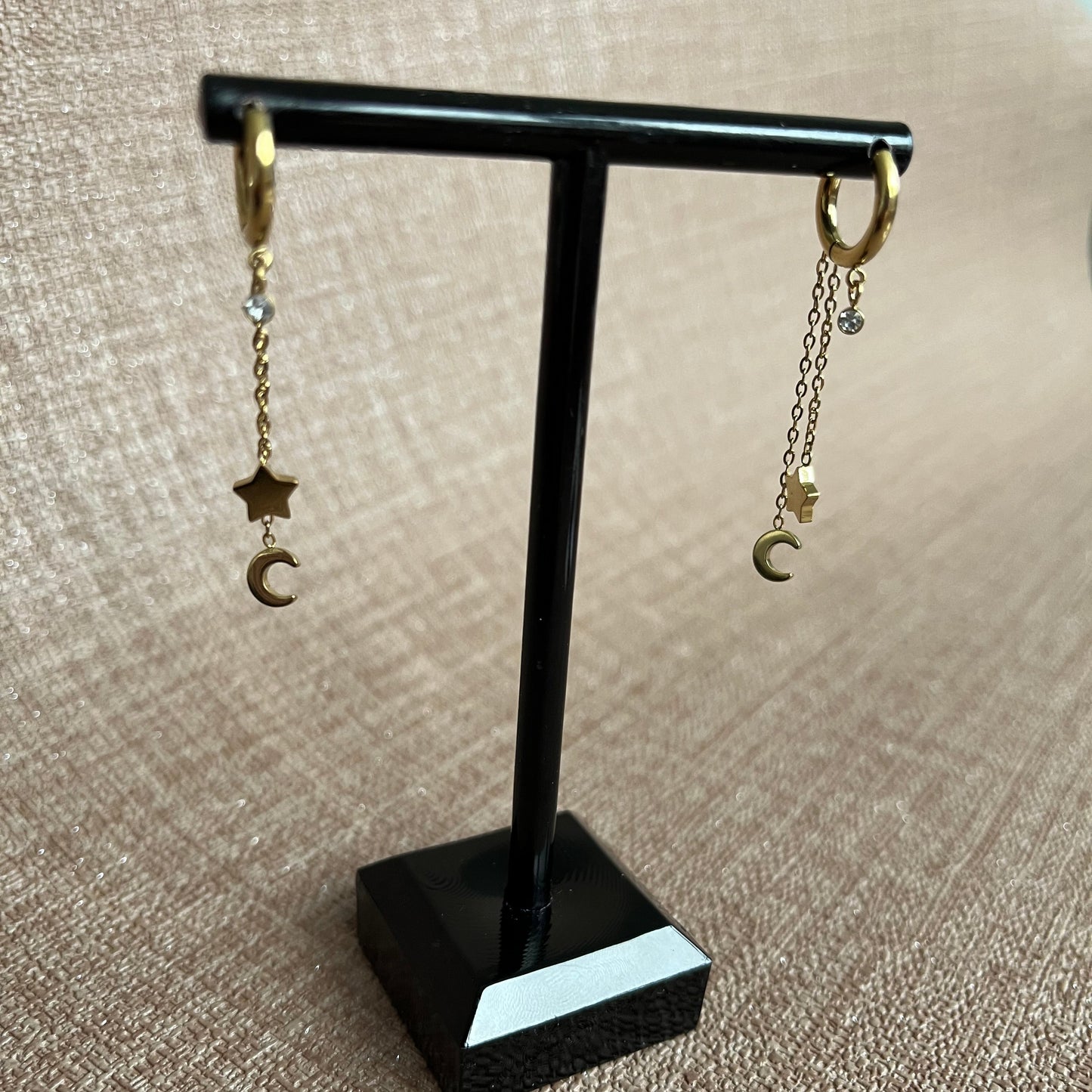 Boucles d’oreilles Constellation