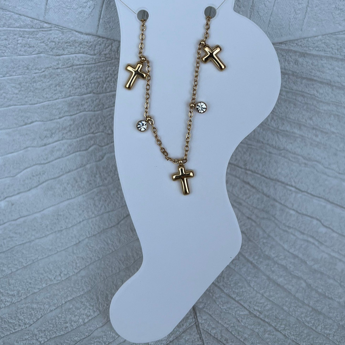 Chaîne de cheville Croix