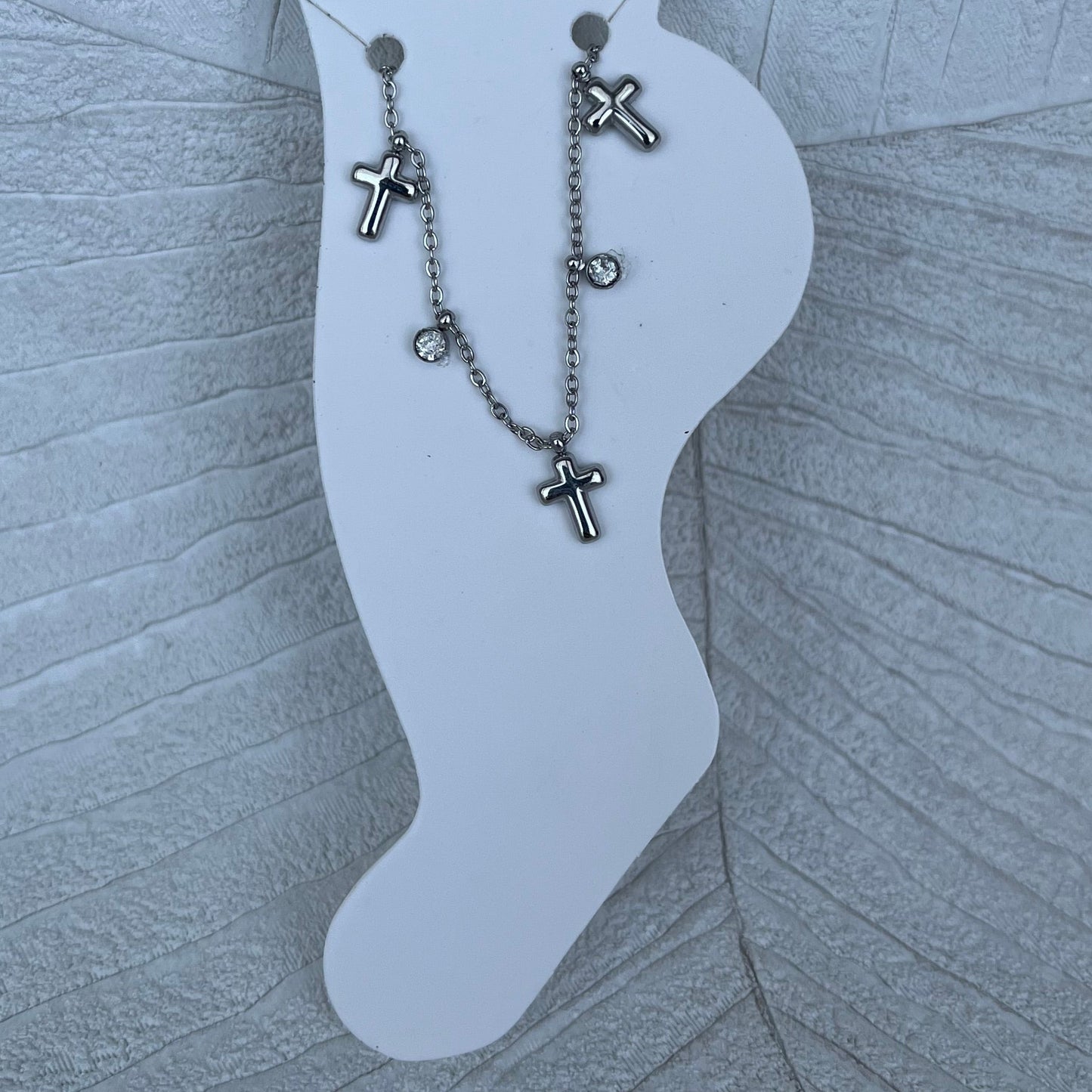 Chaîne de cheville Croix