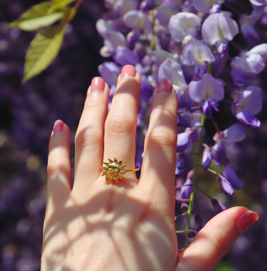 Bague petit soleil