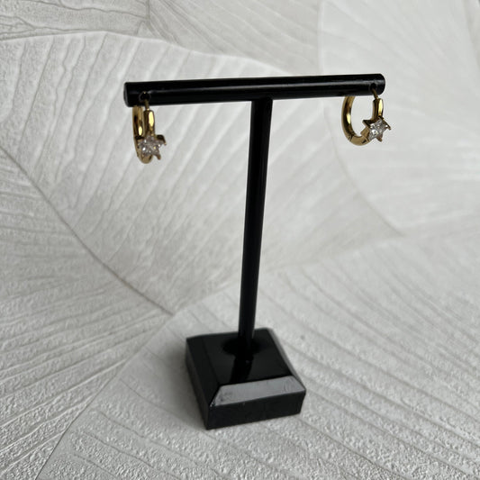 Boucles d’oreilles Étoile de cristal