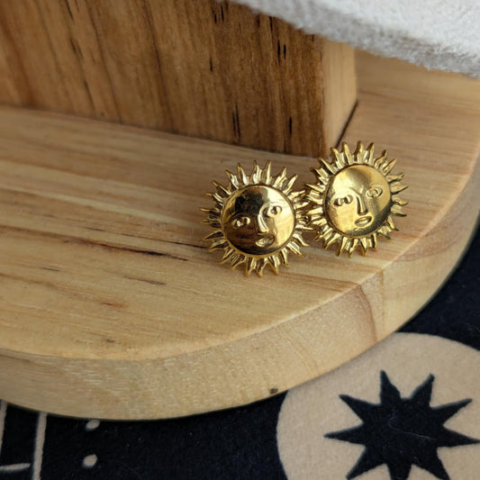 Boucles d'oreilles petit soleil