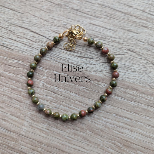 Bracelet Unakite 4mm